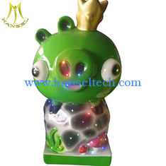 China Hansel coin operated children indoor games machine green pig kiddie ride supplier