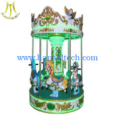 China Hansel mechanical horse ride for sale 3 seats mini carousel for sale supplier