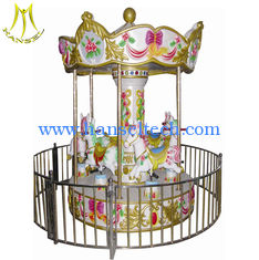 China Hansel  used hose rides for sale coin operated games fiberglass toys carousel ride supplier