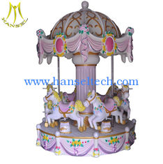 China Hansel small kids carousel rides merry go round horse for sale supplier