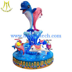 China Hansel  kids carousel horse rides for sale merry go round for amusement park ride supplier