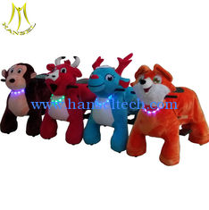 China Hansel  plush animal petting zoo kids animal ride electronic for sale supplier