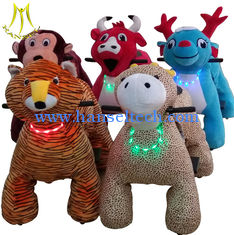 China Hansel electric plush electronic kid riding horse toy shopping mall supplier