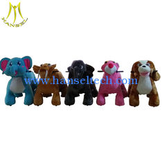 China Hansel kids plush animals scooter kids toy ride for shopping mall supplier