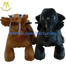 China Hansel high quality family walking plush animal toy ride on elephant supplier