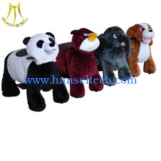 China Hansel  plush walking toy ride on  animales de peluche motorizado in mall supplier