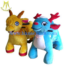 China Hansel christmas deer  riding animals battery powered animals riding toys plush motorized animals supplier
