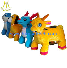 China Hansel  wholesale children moving dog animal electronic ride on unicorn for park supplier