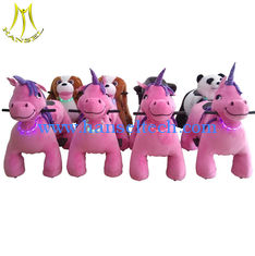 China Hansel ride on furry animal kids rides electric stuffed animal scooter ride supplier
