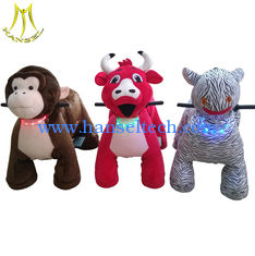 China Hansel fairground kids motorized animal toy rides on plush motorized animals supplier