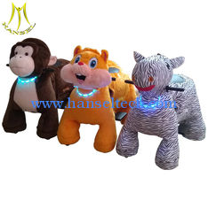 China Hansel plush walking animal toy rides electric riding toy animal for mall supplier