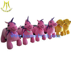 China Hansel amusement park coin operated electric walking animal ride on Unicorn supplier