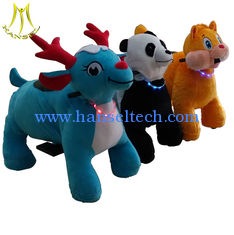 China Hansel attraction kids and adults plush animal walking rides for mall supplier