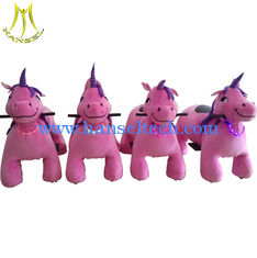 China Hansel china amusement equipment plush animal ride on toys for kids supplier