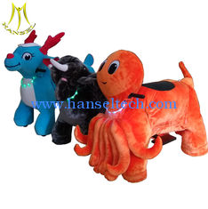 China Hansel 	 plush unicorn battery operated ride animals robot ride for children supplier