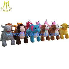 China Hansel plush animal electronic coin toy ride for outdoor amusement park supplier