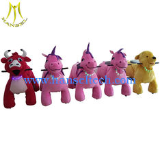 China Hansel commercial indoor play centre games kids token operated motorized animals supplier