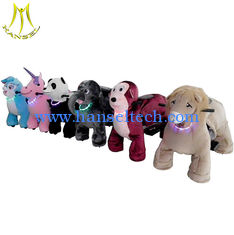 China Hansel  coin operated animal walking toys walking ride on mall supplier