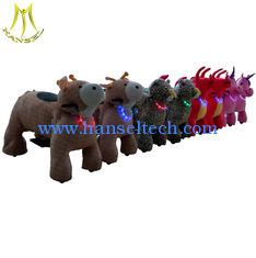 China Hansel  ast profits plush animal unicorn battery ride on unicorn electronic ride on supplier