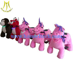 China Hansel amusement walking unicorn plush battery operated toy horse supplier