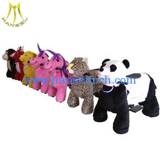 China Hansel  happy horse plush toys battery operated walking ride on panda supplier