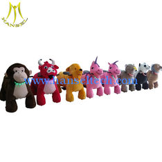 China Hansel kids battery operated plush animals electric ride on animal cars supplier