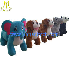 China Hansel wholesae amusement toy horse on wheels non coin operated animal ride supplier