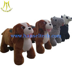China Hansel amusement park motorized plush riding animals animal ride supplier