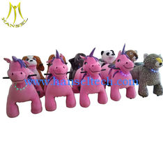 China Hansel  used coin operated steel frame animals zippy pets rides for sale supplier