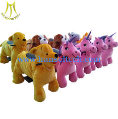 China Hansel plush cheap electric stuffed battery operated animal ride supplier