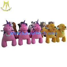 China Hansel   hot selling walking plush battery electric animal carts for kids supplier