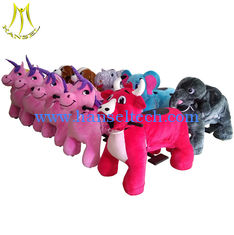China Hansel amusement plush motorized riding animals children playground equipment supplier