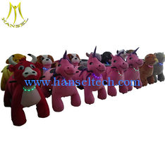 China Hansel kids game machine amusement park motorized stuffed animals riding supplier
