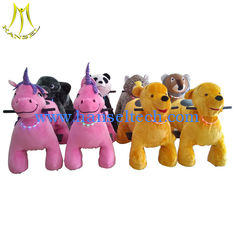 China Hansel  fast profit funny amusement park games fun rides animal with led light supplier