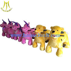 China Hansel  battery car kiddy rides stuffed animal unicorn for kids supplier