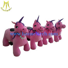 China Hansel  dog toys plush riders animal electric riders coin operated amusement park equipment supplier