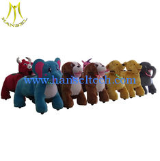 China Hansel  children indoor rides games stuffed animal unicorn on wheels supplier