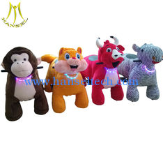 China Hansel amusement park rides plush ride on motorized animals for sale supplier