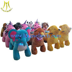 China Hansel kids walking battery operated ride on plush animals for mall supplier