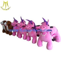 China Hansel kids outdoor playground toy stuffed animal ride electric scooter supplier