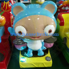China Hansel high quality coin operated fiber glass electric kid ride on toy supplier