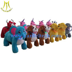 China Hansel amusement plush indoor zoo riders electric toy animal scooter ride supplier