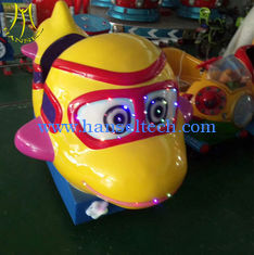 China Hansel kids games indoor playground equipment coin operated airpane kiddie rides supplier