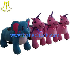 China Hansel popular kids coin operated toy rides walking stuffed animal ride supplier