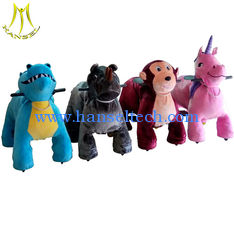 China Hansel wholesale kids indoor children funfair plush electric rideable animal in mall supplier
