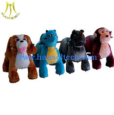 China Hansel utdoor amusement park ride animal toy car for sale children electric car rent supplier