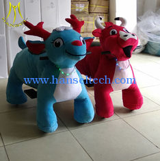 China Hansel  mechanical ride on horse for four wheels animal mall rides supplier
