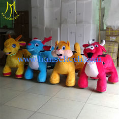 China Hansel  children outdoor play machine animal electronic toy animal plush rides supplier