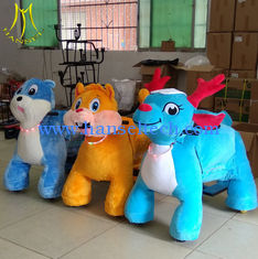 China Hansel family parites for rent plush animal electric rideable horse with timer supplier