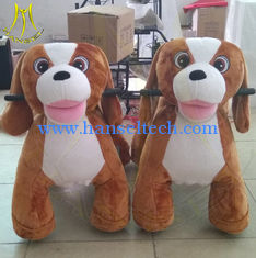 China Hansel amusement park baby walkers plush horse electric toy ride supplier